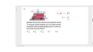 11Sınıf 2024 Bilgi Sarmal Yayınları Fizik Soru Bankası Çözümleri Test21 [upl. by Morette113]