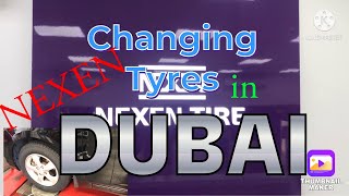 Nexen Tyreschanging tyre in Dubai [upl. by Nnaeel]