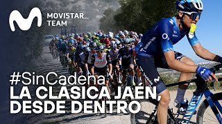 SinCadena La Clásica Jaén Paraíso Interior 2023 desde dentro  Movistar Team [upl. by Ylrebma]