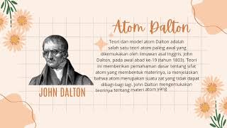 Mengenal Teori Atom Dalton Sains Terpadu [upl. by Lise]