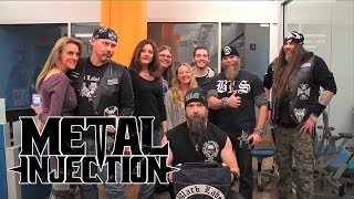 ZAKK WYLDE Surprises Fans at BLACK LABEL SOCIETY Listening Party [upl. by Hooper604]