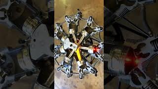 Radial Engine working [upl. by Corbin]