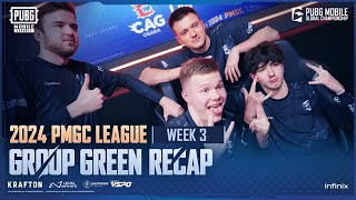 Group Green Recap  2024 PUBG MOBILE GLOBAL CHAMPIONSHIP [upl. by Sofie]