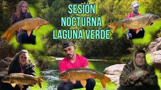 SESIÓN LAGUNA VERDE  CARPAS  CAIDAS Y RISAS  CARPFISHING  NOCTURNA  2024 [upl. by Adnerak581]