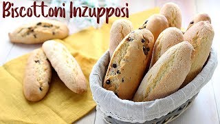 BISCOTTI INZUPPOSI  Ricetta Facile di Benedetta in 2 Versioni per i BISCOTTI DA INZUPPO [upl. by Viridis]