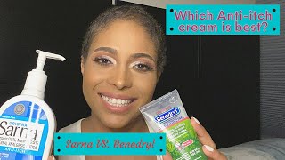 Which is the best best anti itch cream for skin  Sarna VS Benadryl [upl. by Allsopp]