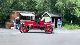 Stanley steam car at Amberley Museum 6 july 2024 [upl. by Ahsot]