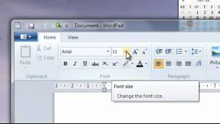 Basic Computer Training  Document Creation in Wordpad [upl. by Yelah871]