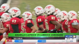 Coronado tops Amarillo Caprock for first district win of the season [upl. by Eilram311]