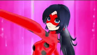 MMD x MLB PV BridgetteMarinette Ladybug Transformation  Miraculous Ladybug [upl. by Arhaz]