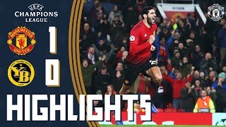 Highlights  Manchester United 10 Young Boys  Late Fellaini Winner Sends the Reds Through [upl. by Helprin]