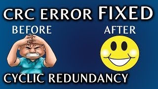 CRC Error Fixed Cyclic Redundancy Error [upl. by Trik]