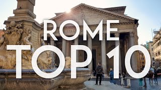 TOP 10 Things to do in ROME [upl. by Gosser]