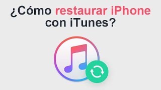 3 métodos restaurar iPhone con iTunes modo recovery y iPSW [upl. by Tirrag]