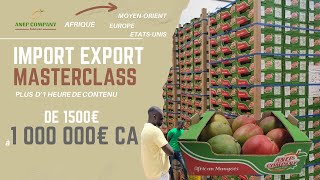 Formation sur limport export de lAfrique vers les marchés internationaux [upl. by Ellered861]