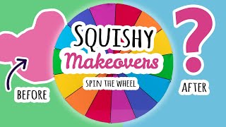 Squishy Makeovers Spin The Wheel  Fixing Your Squishies 22 [upl. by Kong]