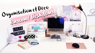 Organisation amp décoration bureau • Rangement DIY  My desk tour [upl. by Aicenra]