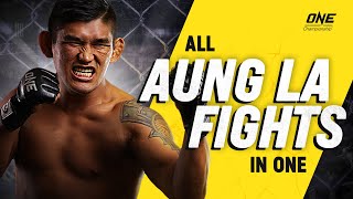 Every Aung La N Sang Fight In ONE Championship [upl. by Wisnicki]