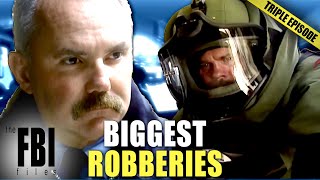 Big FBI Robbery Cases Part 3  TRIPLE EPISODE  The FBI Files [upl. by Gannie391]