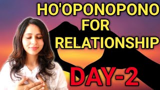 HOOPONOPONO FOR RELATIONSHIP  DAY2  LET GO OF ATTACHMENT  hooponopono lawofattraction [upl. by Amolap27]