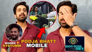 Avinash Sachdev Reaction On Pooja Bhatt Has Mobile Inside BB House Elvish Yadav Vs Fukra Insaan [upl. by Lyall59]