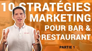 10 stratégies marketing pour votre Bar ou Restaurant [upl. by Etteniotnna143]