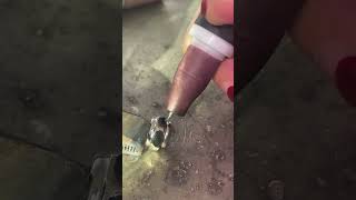 Cold Tacking TiG welding warrior type😱 [upl. by Ahsek]