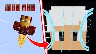 COMO FAZER A ARMADURA DO HOMEM DE FERRO NO MINECRAFT PE  Minecraft Pocket Edition [upl. by Llien]