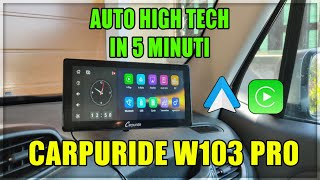 HO PROVATO IL NUOVO CARPURIDE W103 PRO PER 1 MESE  RECENSIONE COMPLETA [upl. by Sarajane]