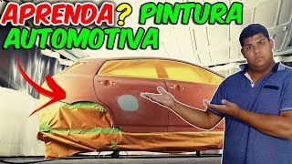 PINTURA AUTOMOTIVA COMPLETA  PASSO A PASSO [upl. by Thorlay825]