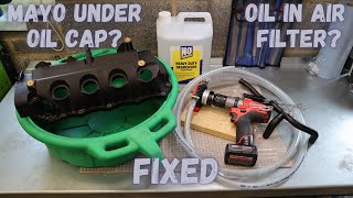 Renault Clio PCV Clean Out And Investigation The Rocker Cover Saga Part 4 [upl. by Ahsile958]