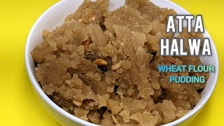 Atta Halwa Recipe  Wheat Flour Pudding  Dessert Recipe  My Blissful Kitchen [upl. by Helas268]