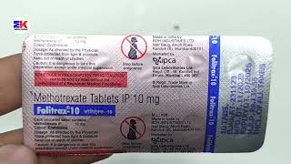 Folitrax 10 Tablet  Methotrexate Tablet  Folitrax 10mg Tablet Uses Benefits Dosage Review Hindi [upl. by Attenaz186]