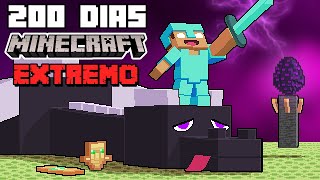 ¿Puedes Sobrevivir 200 Días en Minecraft Extremo [upl. by Ragan]