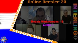 Ders 30  Modale Werkwoorden 5  Zullen 1 [upl. by Mischa317]