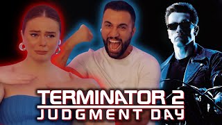 Terminator 2 Judgment Day 1991 Destroyed My Girlfriend  FIRST TIME WATCHING  MOVIE REACTION [upl. by Euqinom]