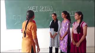 KLES JT College GadagSoft Skill Competative Activity for BCA I Sem C div students on quot ROLE PLAYquot [upl. by Wolram]