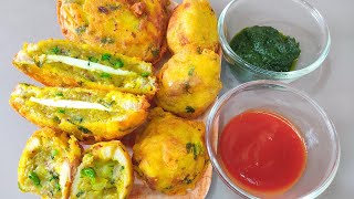 Bread pakora recipe aloo bread pakora quick bread paneer pakora ब्रेड पकौड़े बनाने की विधि [upl. by Marela]