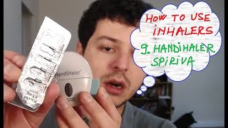 9 How to use inhalers  Handihaler Spiriva [upl. by Nil]