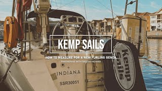 KEMP SAILS TUTORIAL  Measuring for a Furling Headsail [upl. by Boycey153]