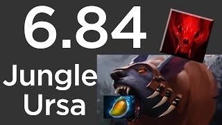 684 Ursa Jungle Guide Mangos amp Enrage 6m Roshan  Lvl 8  Leafeator DotA [upl. by Lenaj]