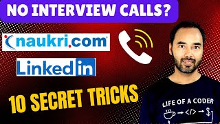 How to get Interview calls2024 from Naukricom LinkedIN  IT jobs for Freshers and experienced [upl. by Ayaj398]