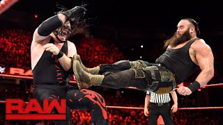 Braun Strowman vs Kane  Winner Challenges for Universal Title at Royal Rumble Raw Dec 11 2017 [upl. by Nixon]