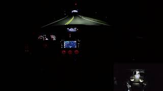 Winding Road Night Drive  Pedal Cam  Engine Bay Mic [upl. by Veljkov]