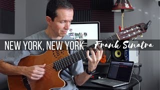 New York New York Frank Sinatra  Fingerstyle [upl. by Lazor]