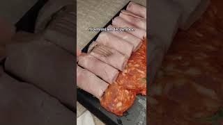 🧀 What I Eat version Raclette🥓 food asmr eat mukbang cheese bacon french france meat [upl. by Leirbma]