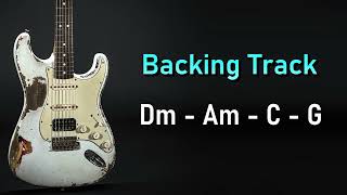 Rock Pop Backing Track D Dorian  C Major  110 BPM  Guitar Backing Track [upl. by Nolyag]