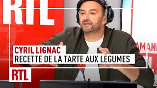 Cyril Lignac  sa recette de la tarte aux légumes [upl. by Levona]