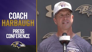 John Harbaugh JaWuan James quotLooks Greatquot  Baltimore Ravens [upl. by Decrem]