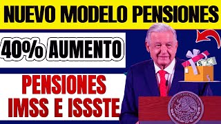 COMPLEMENTO pensión IMSS e ISSSTE AMLO aprueba fondos de pensión bienestar ⚠️ bienestar [upl. by Michaud695]